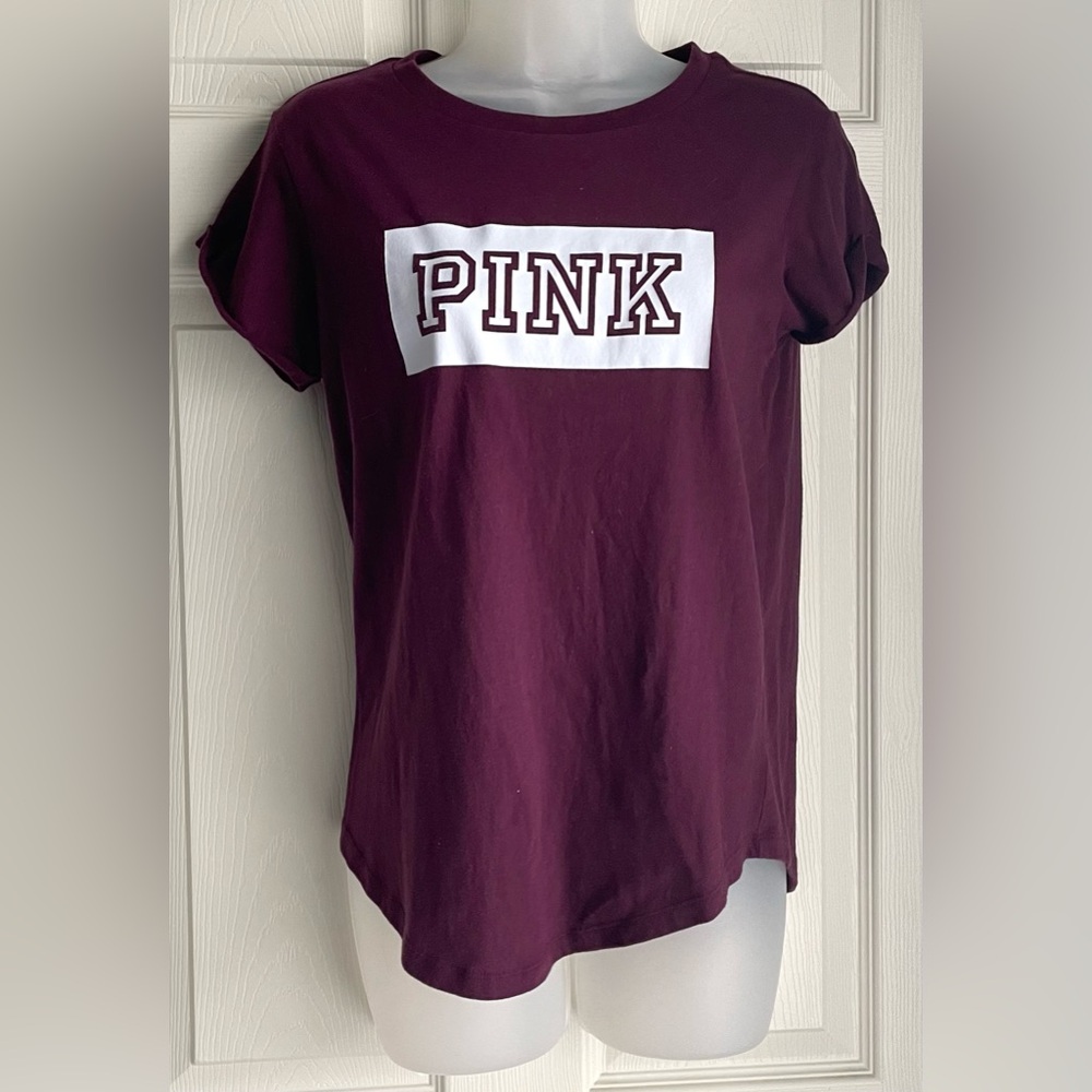 PINK T-Shirt Maroon